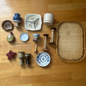 Thrifted Gift Bundle - “BEACHY BOHO” - vintage coastal home decor